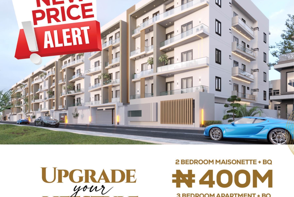 Luxury 2 & 3 bedroom apartment in Lekki phase 1